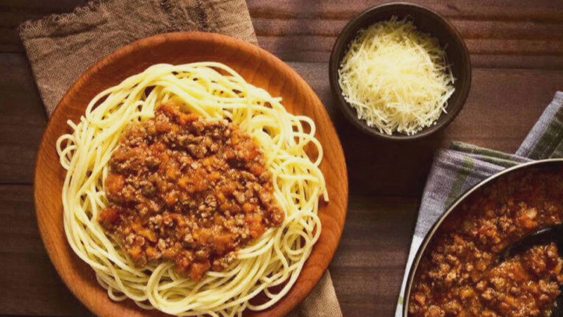 entrega de marmitex com macarronada e carne moida em Sorocaba